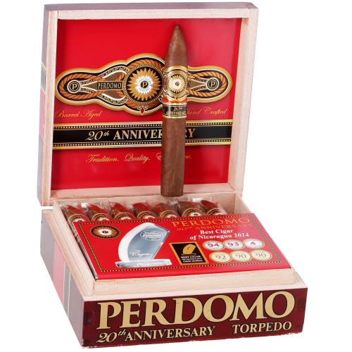 Perdomo 20th Anniversary Sun Grown Torpedo 6 1/2 * 54
