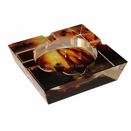 Don Tomas Walking Man Crystal Ashtray