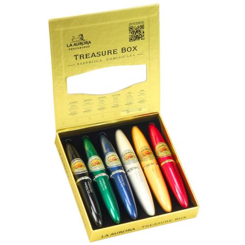 La Aurora Preferidos Treasure Box, 6-Cigar Sampler