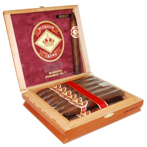 Diamond Crown Maduro Pyramid No. 7 6 3/4 * 54