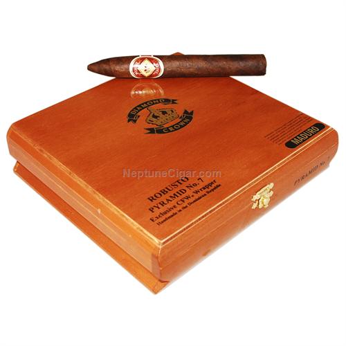 Diamond Crown Maduro Pyramid No. 7 6 3/4 * 54