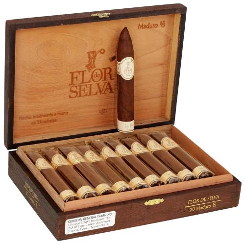 Flor de Selva Maduro No. 15 5 1/2 * 54, Box of 20