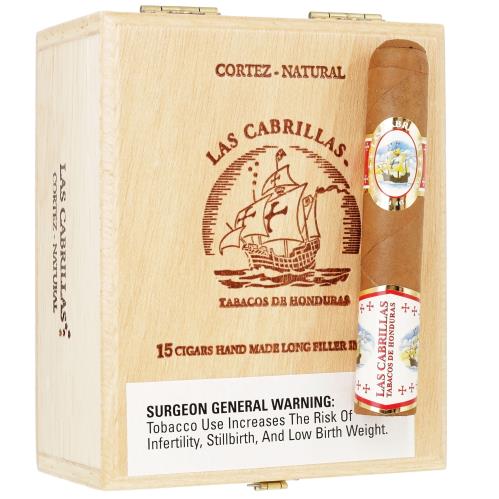 Las Cabrillas Natural Cortez 4 3/4 * 50, Box of 15
