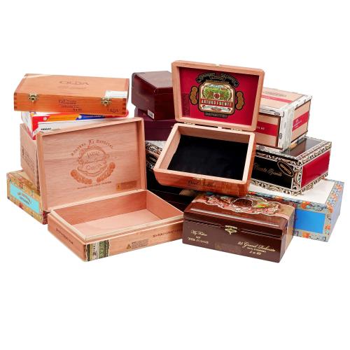 Empty Cigar Boxes, Pack of 30