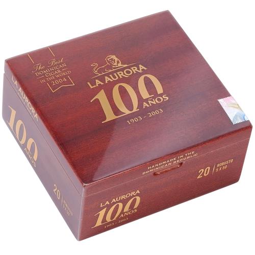 La Aurora 100 Anos Robusto 5  * 50, Box of 20