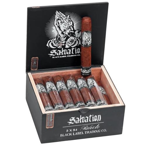 Black Label Salvation Robusto 5  * 54, Box of 20