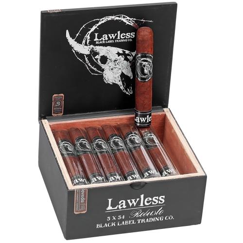 Black Label Lawless Robusto 5  * 54, Box of 20