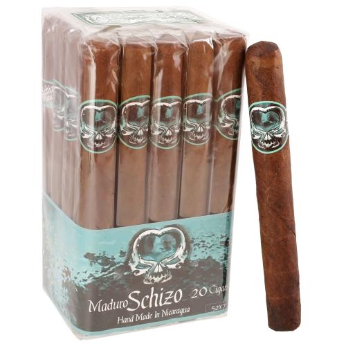 Asylum Schizo Maduro 7x52 7  * 52, Bundle of 20