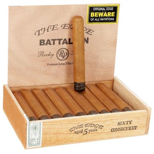 Rocky Patel The Edge Connecticut Battalion 6  * 60, Box of 20