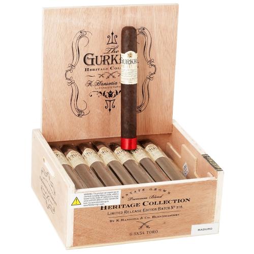 Gurkha Heritage Maduro Toro 6 1/2 * 54, Box of 24