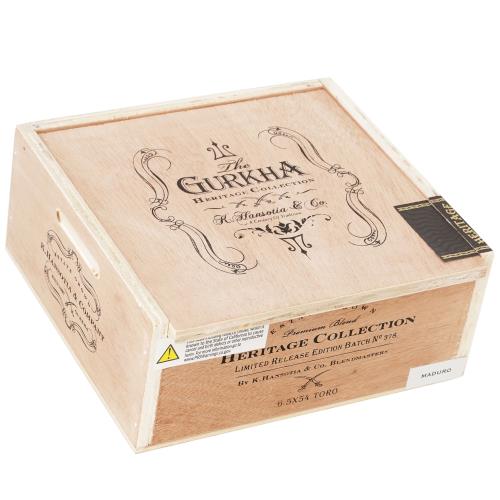 Gurkha Heritage Maduro Toro 6 1/2 * 54, Box of 24