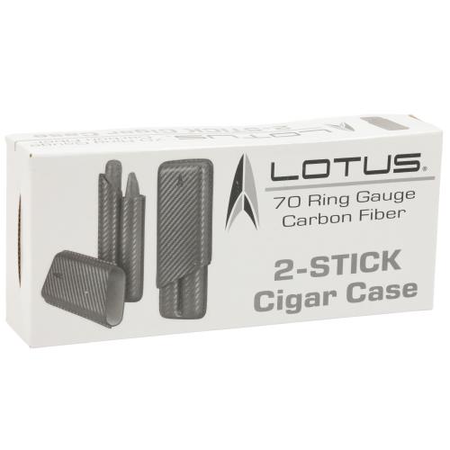 Lotus 70 Ring Gauge Carbon Fiber Cigar Case LCC70-CF