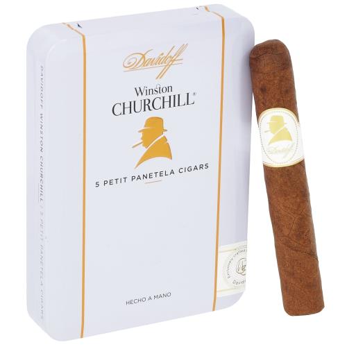Davidoff Winston Churchill Petit Panetela 4 * 38, Pack of 5