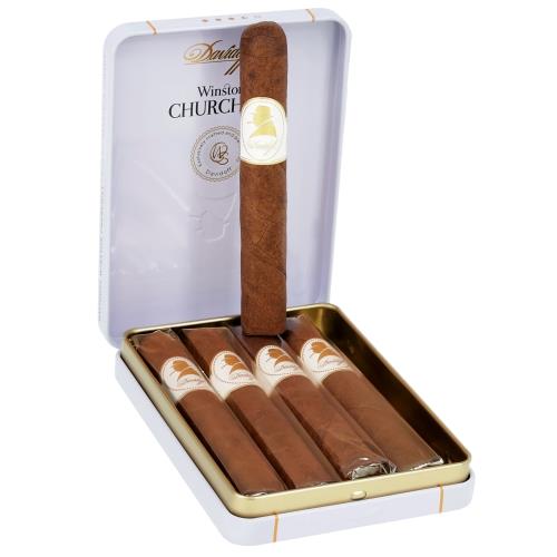 Davidoff Winston Churchill Petit Panetela 4  * 38, Pack of 5