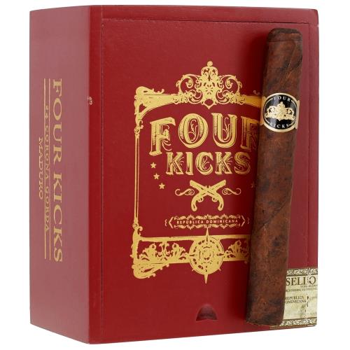 Crowned Heads Four Kicks Maduro Corona Gorda 5 5/8 * 46, Box of 24