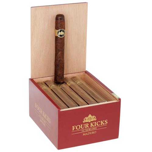 Crowned Heads Four Kicks Maduro Sublime 6  * 54, Box of 24