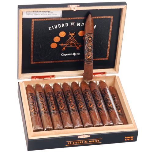 Montecristo Ciudad de Musica Piramide 6 1/8 * 52, Box of 20