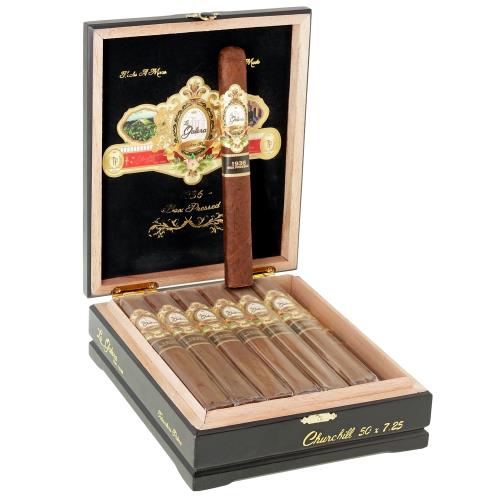 La Galera 1936 Box Pressed Cabeza Caracol Churchill 7 1/4 * 50