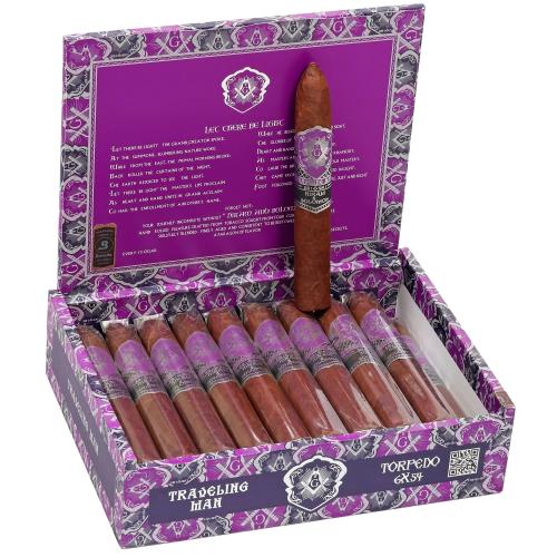 Hiram & Solomon Traveling Man Torpedo 6  * 54, Box of 20