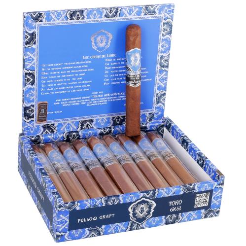 Hiram & Solomon Fellow Craft Toro 6  * 52, Box of 20