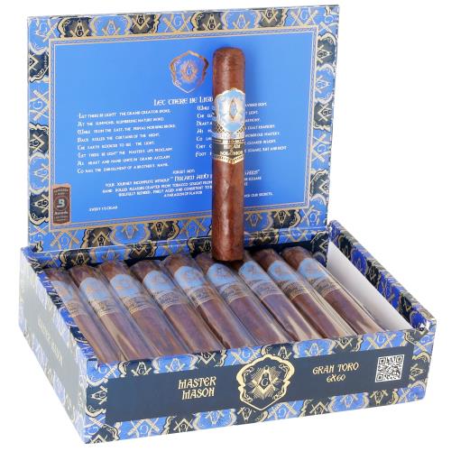 Hiram & Solomon Master Mason Gran Toro 6  * 60, Box of 20