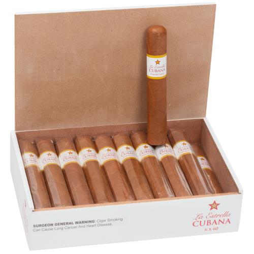 La Estrella Cubana Connecticut Gigante 6  * 60, Box of 20