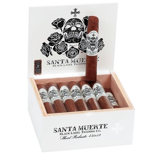 Black Label Santa Muerte Short Robusto 4 3/4 * 52, Box of 20