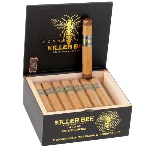 BLK WKS Killer Bee Connecticut Petite Corona 4 1/2 * 46, Box of 24