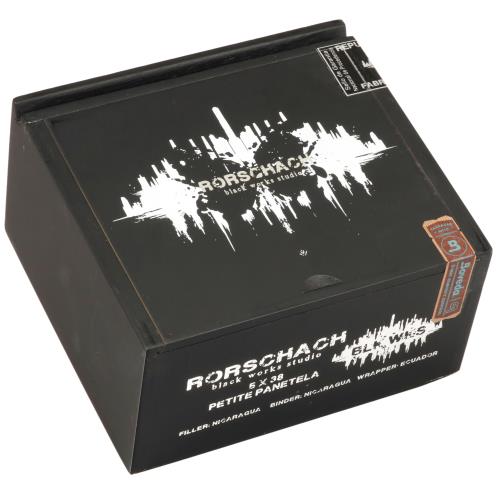 BLK WKS Rorschach Petite Panatela 5  * 38, Box of 50