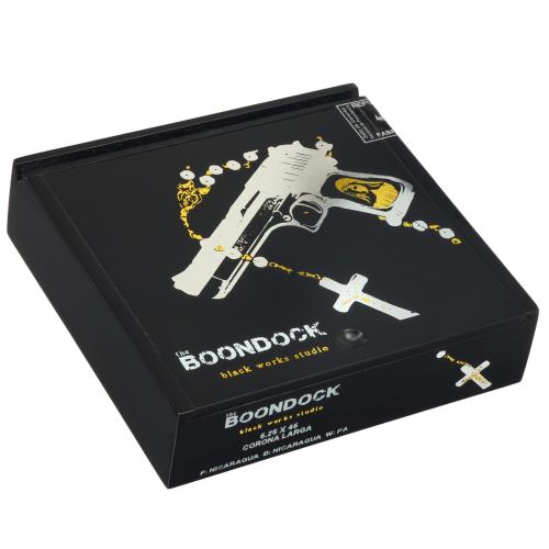 Black Works Studio Boondock Saint Corona Larga 6 1/4 * 46, Box of 20