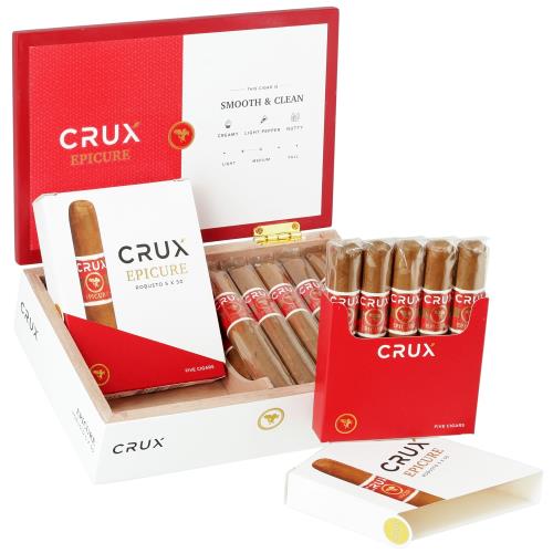 Crux Epicure Shade Robusto 5  * 50, Box of 20