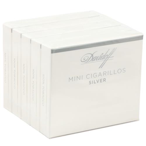 Davidoff Mini Cigarillos Silver 3 1/2 * 20, Box of 100