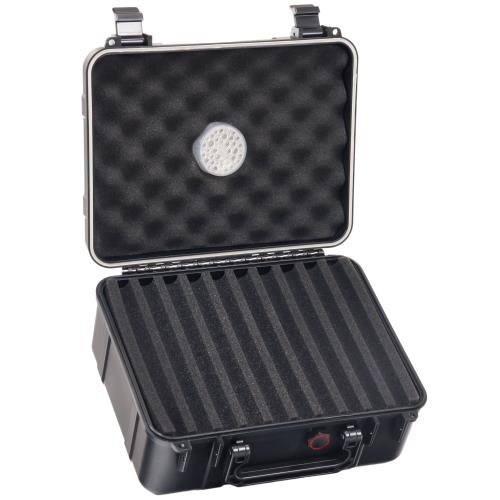 XIKAR 40-Cigar Travel Humidor Black