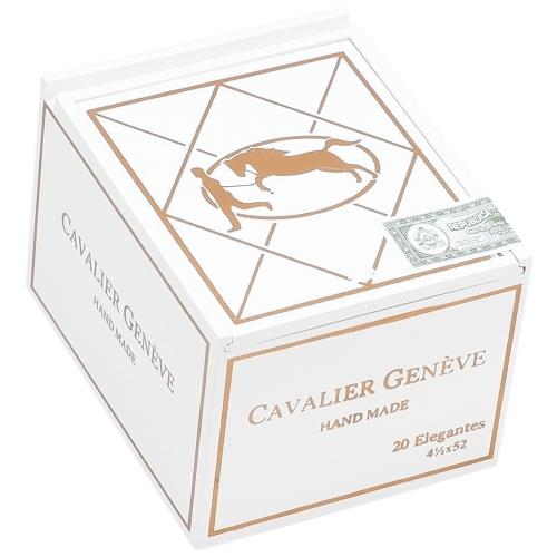 Cavalier Geneve White Series Elegante 4 1/2 * 52, Box of 20