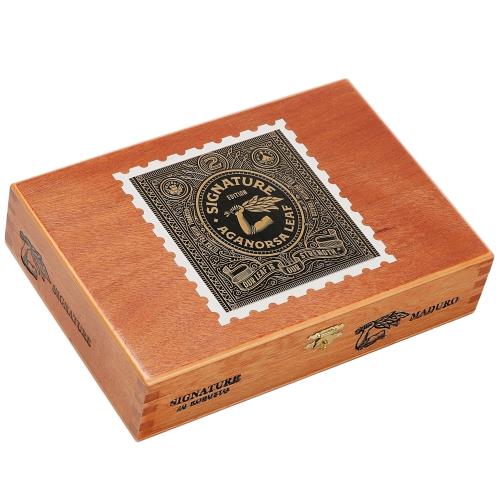 Aganorsa Leaf Signature Selection Maduro Robusto 5  * 52, Box of 20