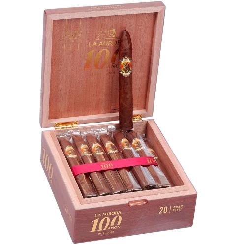 La Aurora 100 Anos Belicoso 6 1/4 * 52, Box of 20