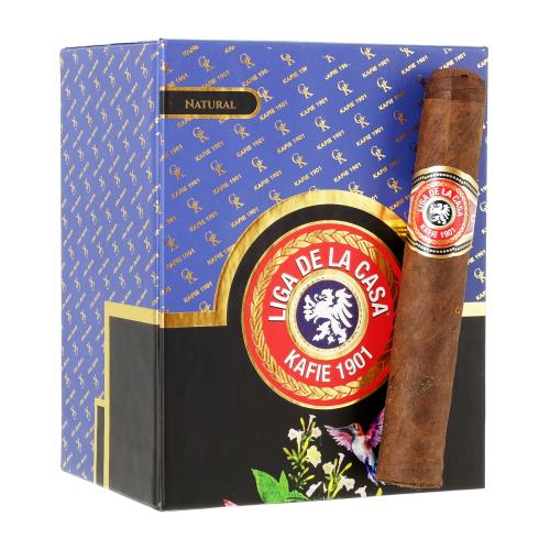 Liga de la Casa Natural by Kafie 1901 Robusto 5  * 50, Box of 20