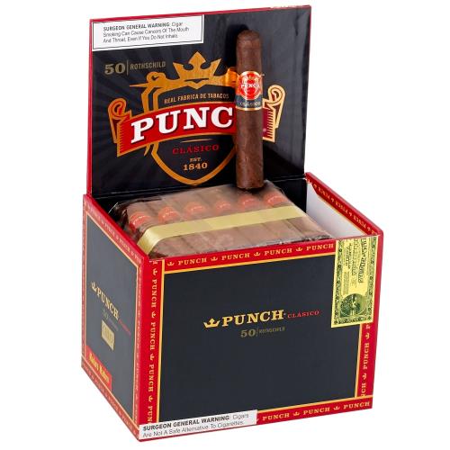 Punch Double Maduro Rothschild 4 1/2 * 50, Box of 50