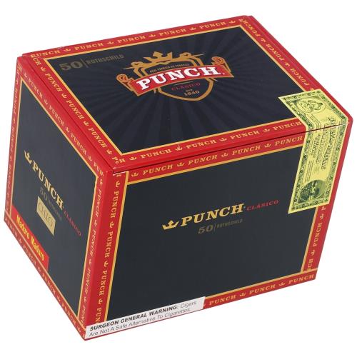 Punch Double Maduro Rothschild 4 1/2 * 50, Box of 50