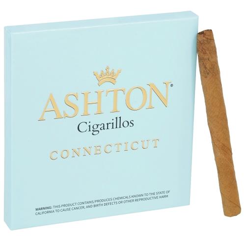 Ashton Connecticut Cigarillos 3 3/4 * 26, Box of 100