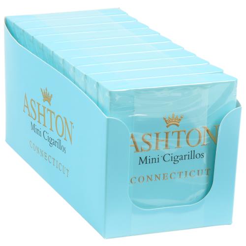 Ashton Connecticut Mini Cigarillos 3 1/4 * 20, Box of 200