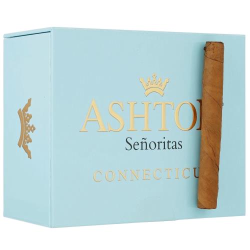 Ashton Connecticut Senoritas 3 1/2 *  30, Box of 50