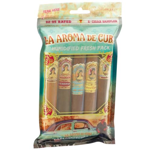 La Aroma de Cuba 92-95 Rated Fresh Pack 5-Cigar Sampler