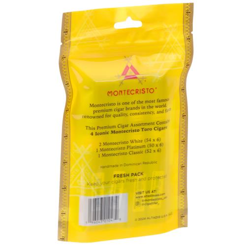 Montecristo Toro Fresh Loc 4-Cigar Sampler