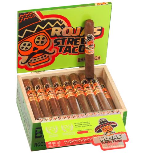 Rojas Street Tacos Barbacoa Robusto 5  * 50, Box of 25