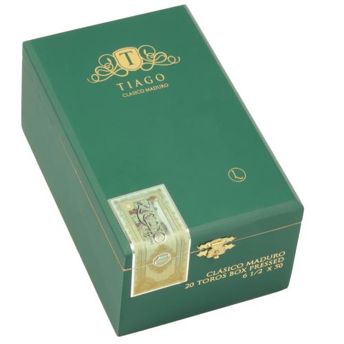 Tiago Clasico Maduro Toro 6 1/2 * 50, Box of 20