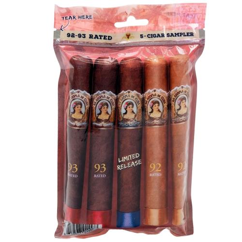 La Aroma de Cuba 92-94 Rated Fresh Pack 5-Cigar Sampler