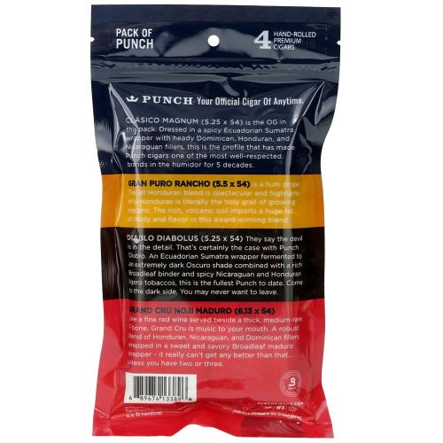 Punch 93 Fresh Pack 4-Cigar Sampler