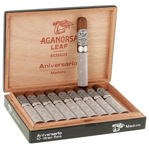 Aganorsa Leaf Aniversario Maduro Gran Toro 6  * 58