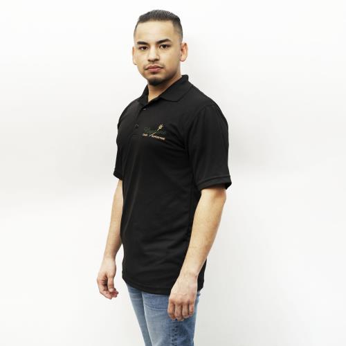 Neptune Black Polo Shirt